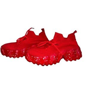 Red Chunky Sneakers TmWill
Women Size 8